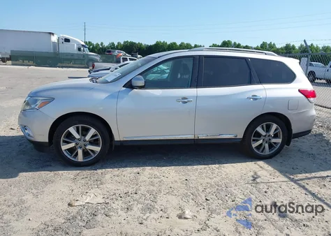 2013 Nissan Pathfinder Platinum from USA, damaged, VIN 5N1AR2MM7DC678375